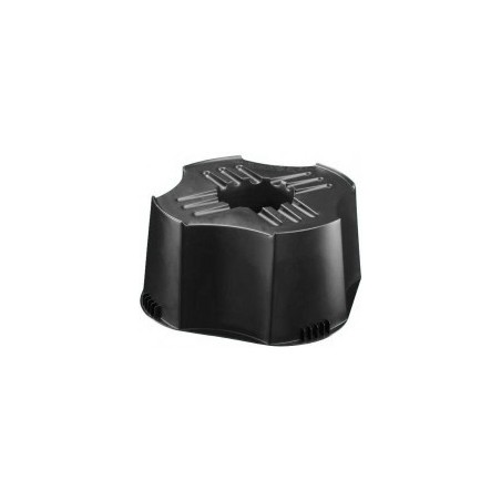 Synthetic rain barrel pedestal