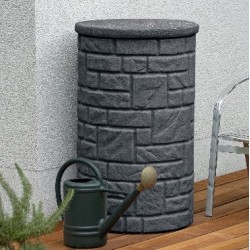 Kunststof Regenton Arcado Zwart Graniet 230 Liter