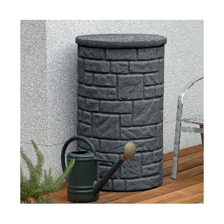 Kunststof Regenton Arcado Zwart Graniet 230 Liter
