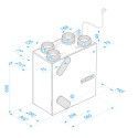 Exclusive Rain Barrel Rainbowl 46 gallons