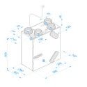 Exclusive Rain Barrel Rainbowl 46 gallons