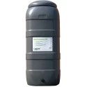 Wood look black oak rain barrel 50 gallons