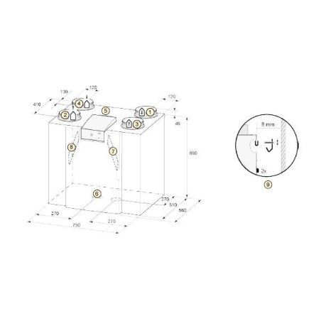 Kunststof Regenton Multitank Zandkleur 275 Liter