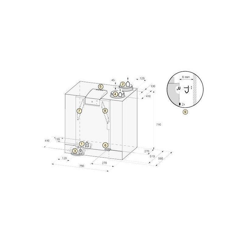 Regenton Rustico 275 Liter